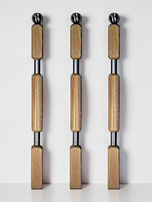 Treppenpfosten - Geländerpfosten Holz / Stahl Form Nr. HS09